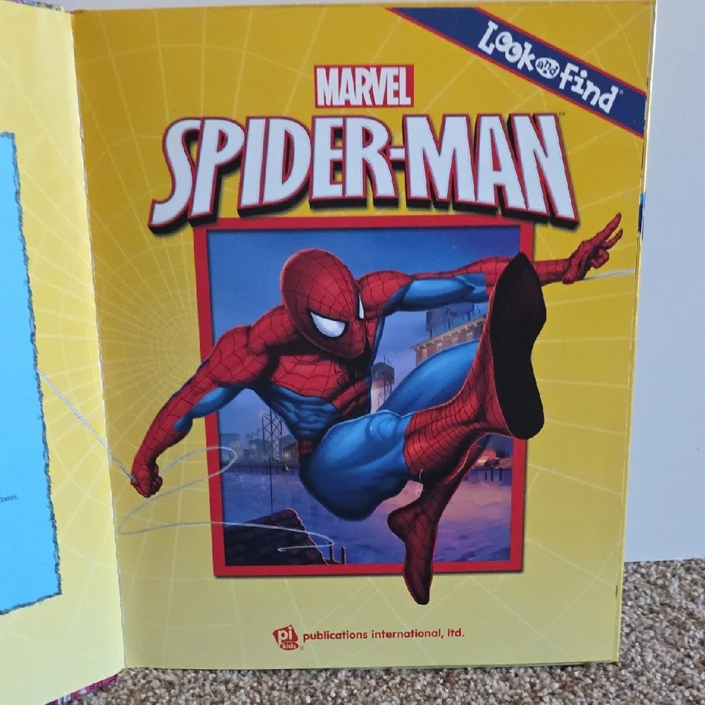 Marvel Spider-Man Look and Find Adventure Books - Hardcover
